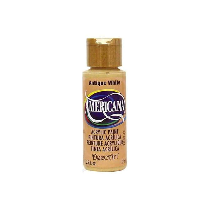 Americana Acrylic Paint 2oz - Antique White - Opaque