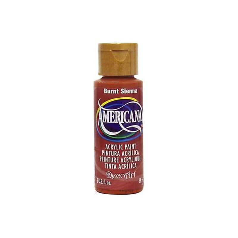 Americana Acrylic Paint 2oz - Burnt Sienna - Opaque