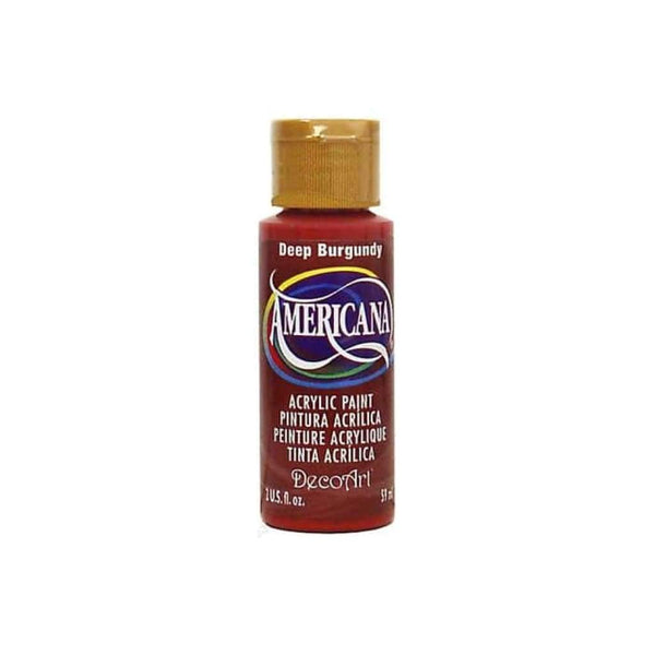 Americana Acrylic Paint 2oz - Deep Burgundy - Opaque