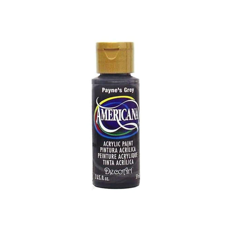 Americana Acrylic Paint 2oz - Paynes Grey - Opaque