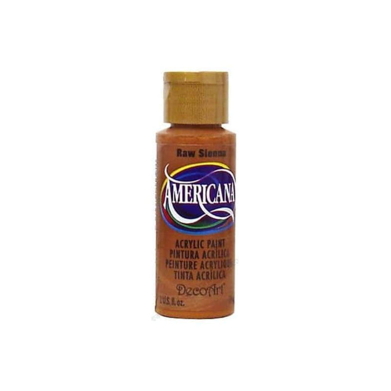 Americana Acrylic Paint 2oz - Raw Sienna - Opaque