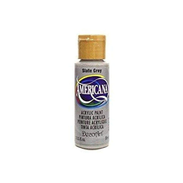 Americana Acrylic Paint 2oz - Slate Grey - Opaque