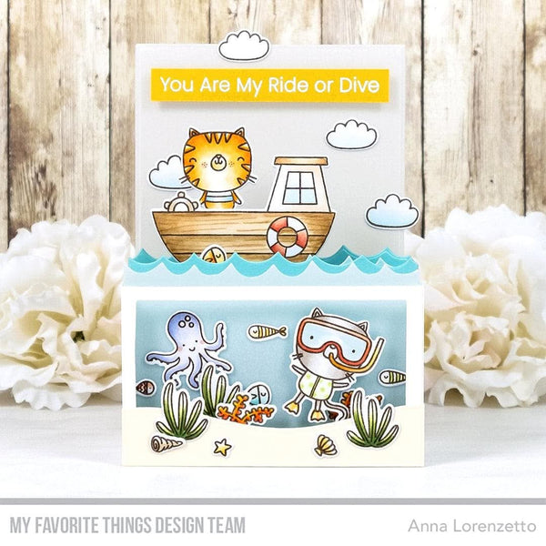 My Favorite Things Clear Stamps 4"x 6" - Ride or Dive*
