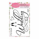 Apple Blossom A6 Stamp Set - Wedding with Sentiments Set of 5 - Heartfelt Moments