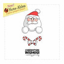 Art Impressions Note-Ables Cling Rubber Stamp Santa
