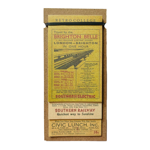 Poppy Crafts Retro College Collection - Ticket Collector - Electric Rail*