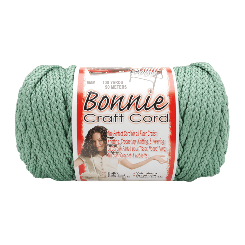 Bonnie Macrame Craft Cord 6mmX100yd - Sage