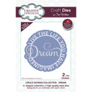 Creative Expressions Craft Dies By Sue Wilson Circle Sayings - Dream*