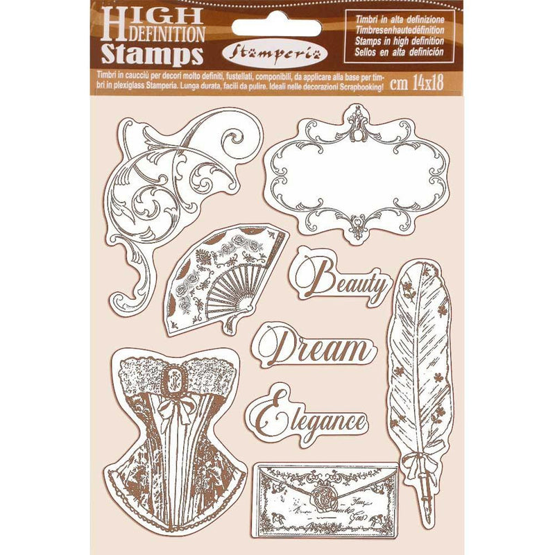 Stamperia Cling Rubber Stamp 5.5in x 7in - Princess*