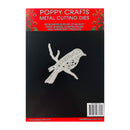 Poppy Crafts Metal Cutting Dies - Patterened Bird*