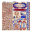 Bo Bunny Press - Anthem - Combo Sticker