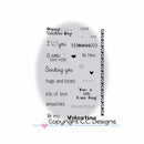 C.C. Designs Clear stamps - World View die delights