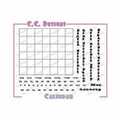 C.C. Designs - Logo Sentiments Cling Stamps 6In. X8in. Calendar