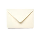Beige envelope on a white background