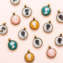 Crate Paper - Maggie Holmes Heritage Collection - Portrait Charm Embellishments*