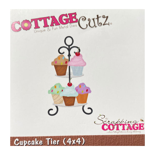 CottageCutz Dies - Cupcake Tier 4"x4"