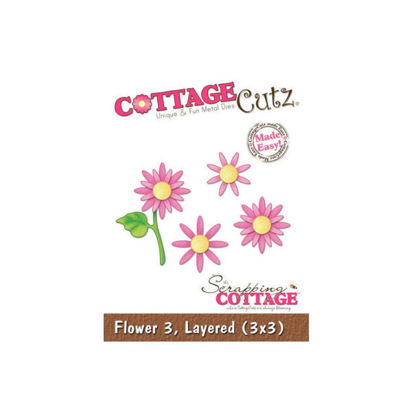 CottageCutz Dies - Layered Flower