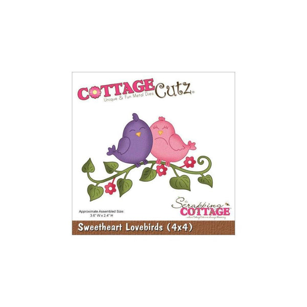 CottageCutz Dies - Sweetheart Lovebirds