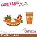 CottageCutz Die Pumpkin Pie & Latte 1.2inch To 3.2inch
