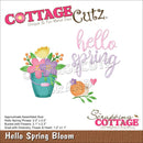 CottageCutz Dies - Hello Spring Bloom 1.1in x 2.3in