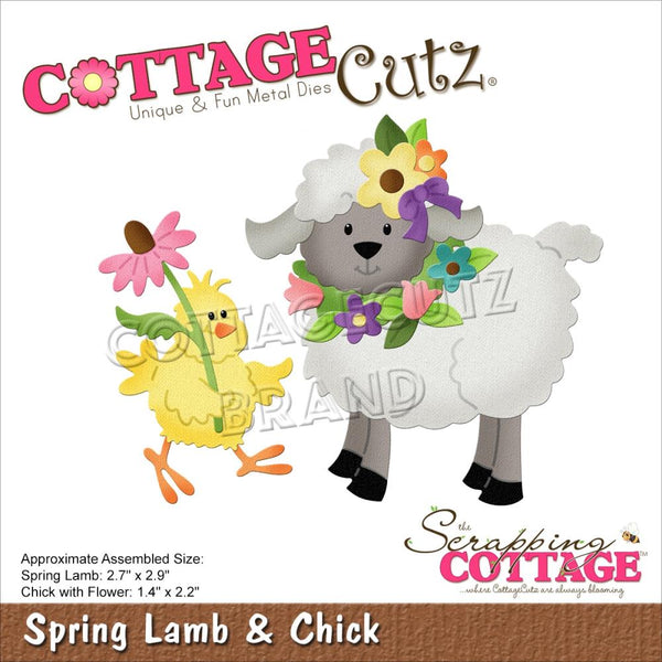 CottageCutz Dies - Spring Lamb & Chick 1.4in To 2.9in*