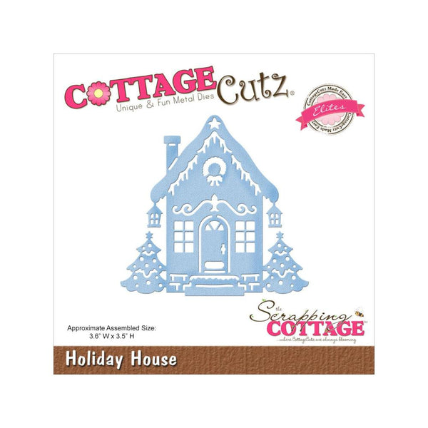 CottageCutz Elites Die - Holiday House