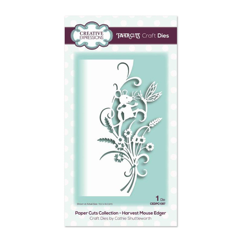 Creative Expressions - Paper Cuts Collection Die - Harvest Mouse Edger