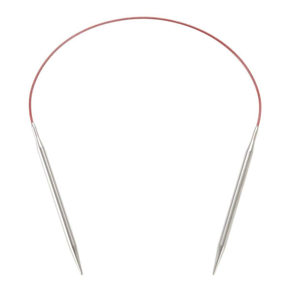 ChiaoGoo Red Lace Stainless Circular Knitting Needles 16 inch Size 8/5mm