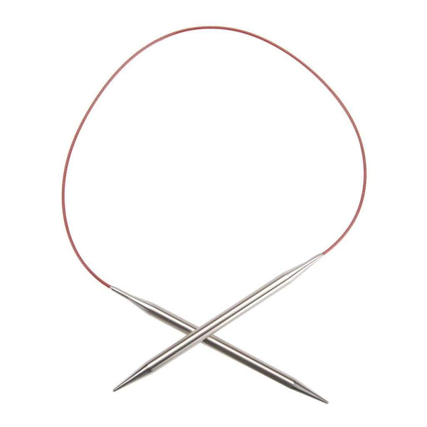 ChiaoGoo Red Lace Stainless Circular Knitting Needles 24 inch Size 1/2.25mm