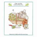Class Act Cling Mounted Rubber Stamp 5.75 Inch X6.75 Inch - Planting Time