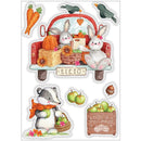 Craft Consortium A5 Clear Stamps Happy Harvest - Apples*