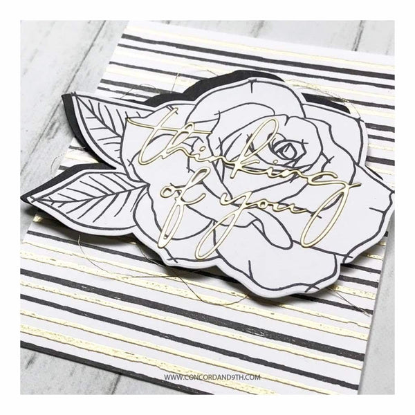 Concord & 9th Dies Painted Rose*