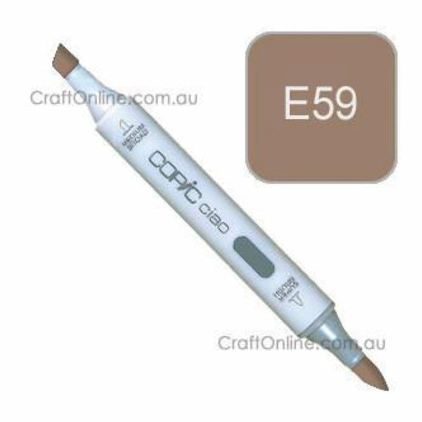 Copic Ciao Marker Pen -  E59-Walnut