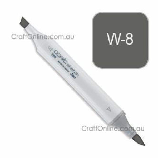 Copic Sketch Marker Pen W-8 -  Warm Gray No.8