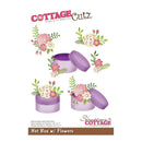 CottageCutz Die - Hat Box with Flowers 2.1inch To 3.5inch