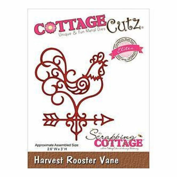 Cottagecutz - Elites Die - 2.6X3 Inches Harvest Rooster Vane