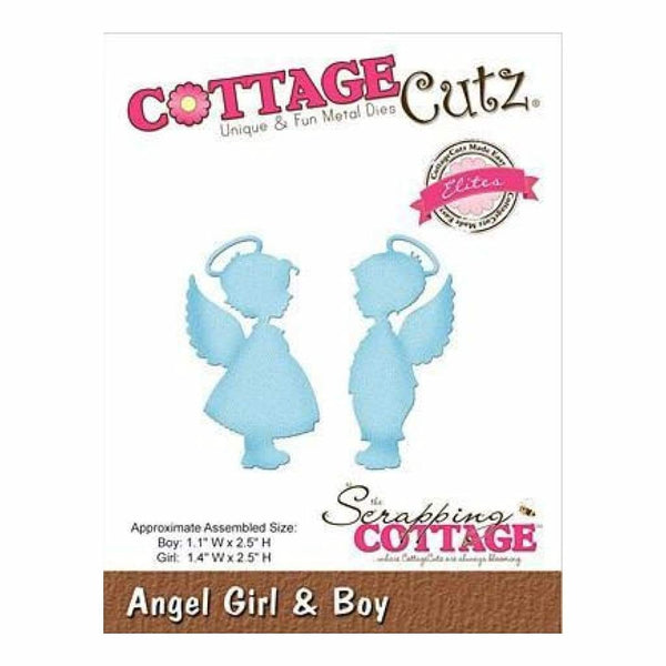 Cottagecutz Elites Die Angel Girl & Boy 1.1Inch  To 2.5Inch