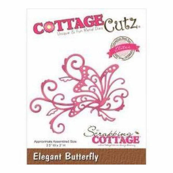 Cottagecutz Elites Die Elegant Butterfly 3.5In. X3in.