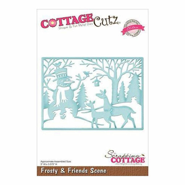 Cottagecutz Elites Die Frosty & Friends Scene 5X3.575