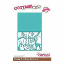 Cottagecutz Elites Die Happy Holiday Notecard3.5Inch X5.5Inch Folded
