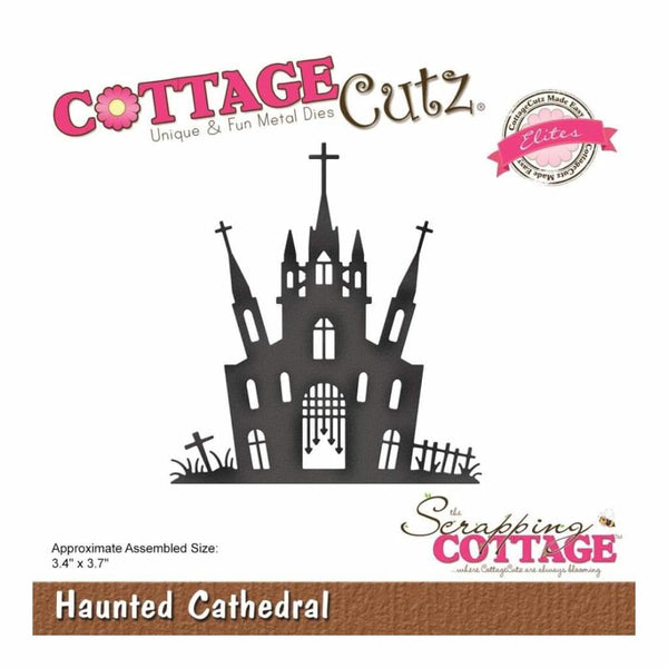 CottageCutz Elites Die Haunted Cathedral 3.4inch X3.7inch
