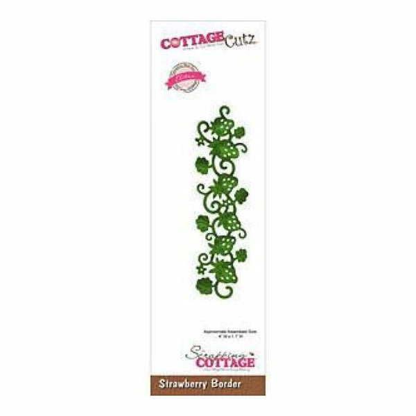 Cottagecutz Elites Die Strawberry Border 4Inch X1.1Inch