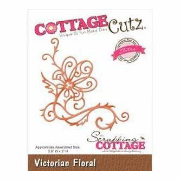 Cottagecutz Elites Die Victorian Floral 2.9In. X3in.