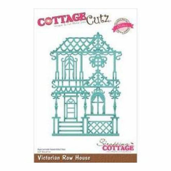 Cottagecutz Elites Die Victorian Row House 3.5In. X5in.