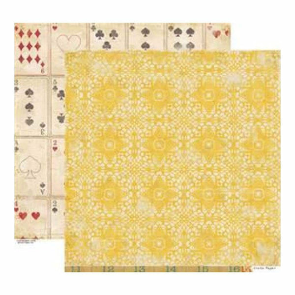 Crate Paper - Restoration - Lace 12X12 D/Sided Paper   (Single Sheet)