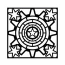 Creative Expressions - Creative Expressions Stencil Steampunk Wheels 17 X 17cm