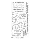 My Favorite things Clear Stamp 4"x8" - Safari party*