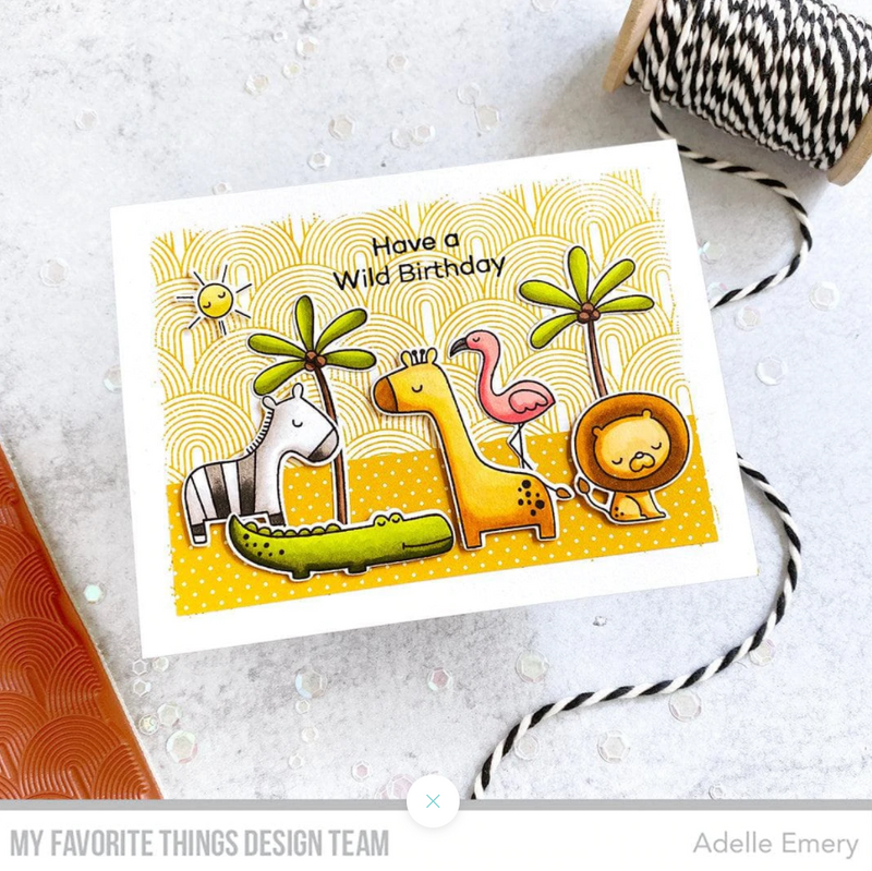 My Favorite Things Clear Stamps 4"x 6" - Paradise Pals*