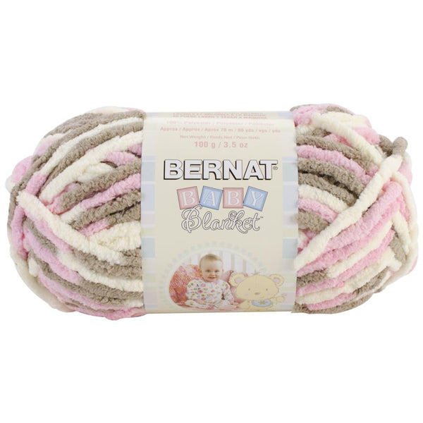 Bernat Baby Blanket Yarn, Baby Pink - 3.5 oz