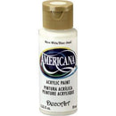 Deco Art Americana Acrylic Paint 2oz - Warm White - Semi-Opaque